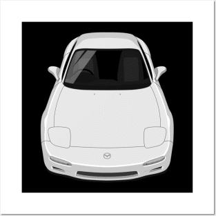 RX-7 3rd gen FD3S - White Posters and Art